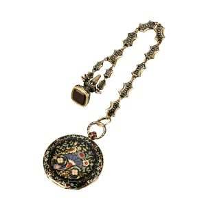 Swiss gold and enamel pair cased watch Circa 1835