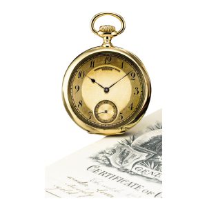Swiss 18 carat gold open faced watch Circa 1900