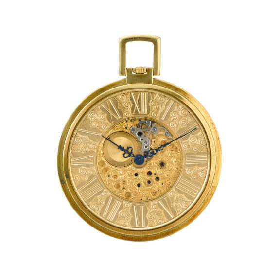 Slim Swiss gold open faced lever Circa 1980