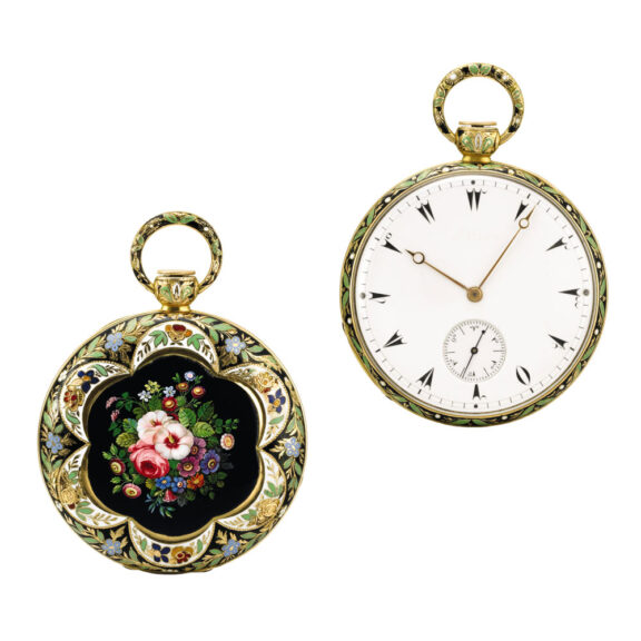 Swiss open faced watch for the Turkish market Circa1830