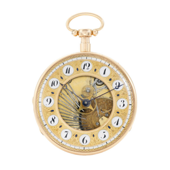 Swiss 18 carat quarter repeating musical watch Circa 1820