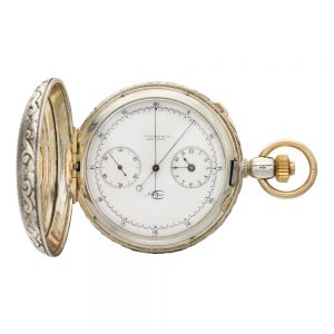 American full hunter split second chronograph Circa 1890