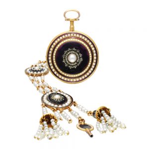 English gold verge watch with chatelaine Circa 1775