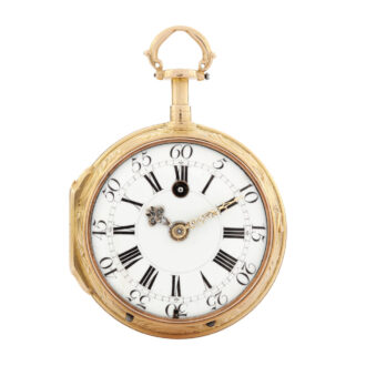 French gold quarter repeating verge watch Circa 1770 French gold quarter repeating verge watch Circa 1770