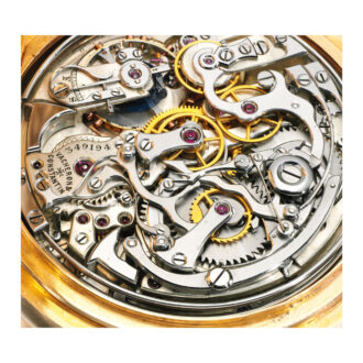 Swiss gold full hunter chronograph repeater Circa 1916