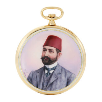 Swiss lever with portrait for Turkish market Circa 1914