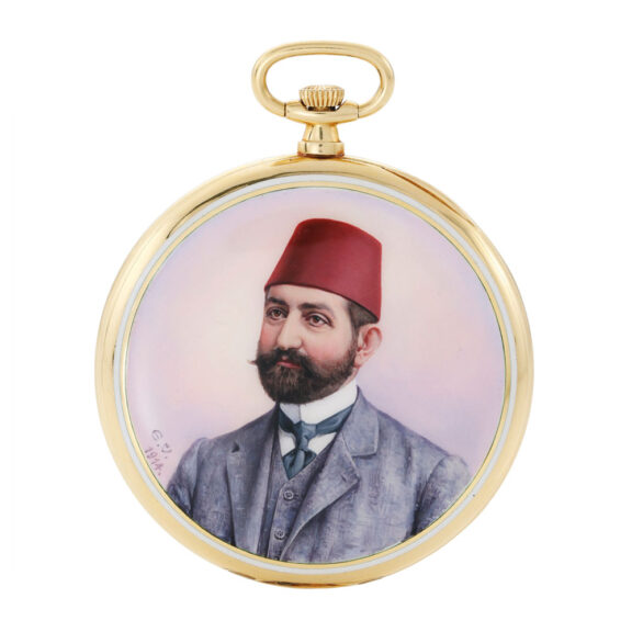 Swiss lever with portrait for Turkish market Circa 1914