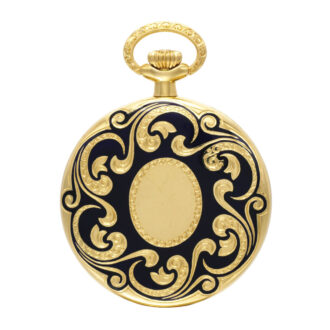 Fine Swiss 18 carat gold and enamel lever Circa 1982