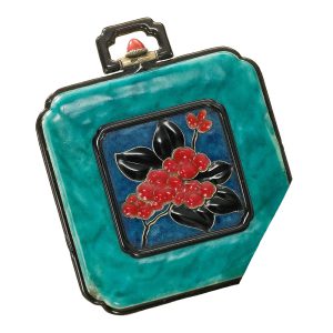Swiss/French fine quare chinoiserie style watch Circa 1920