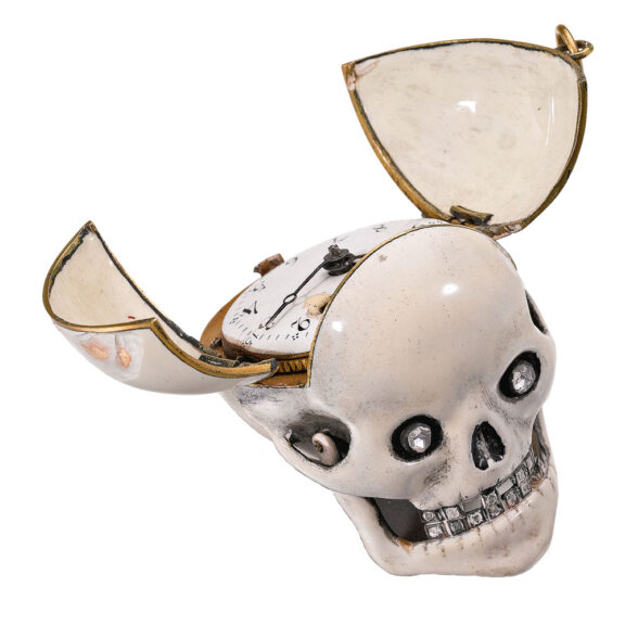 Austrian gold skull form verge watch Circa 1880-1899