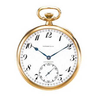 Swiss 18 carat gold open faced lever watch Circa 1920