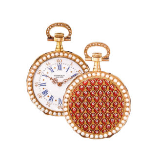 Swiss 18 carat gold lever in Louis XV style Circa 1888