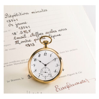 Fine Swiss gold minute repeating lever watch Circa 1913