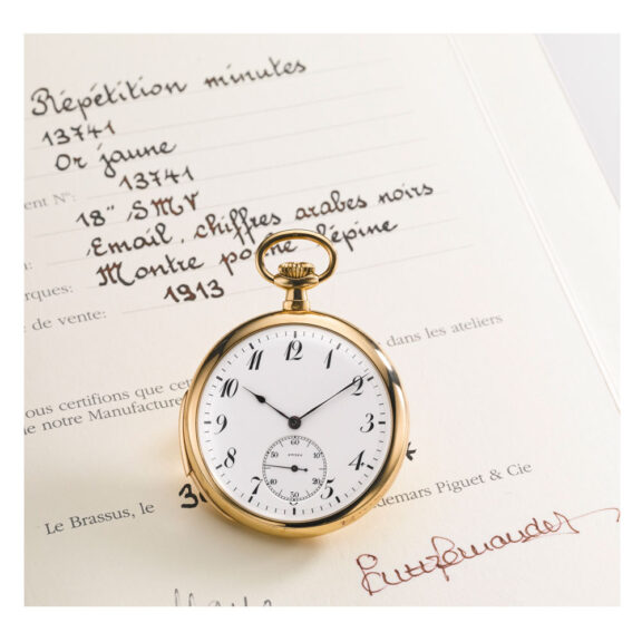 Fine Swiss gold minute repeating lever watch Circa 1913
