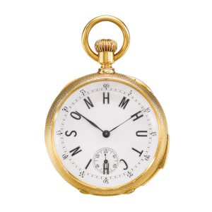Swiss gold 5 minutes repeating lever watch Circa 1873