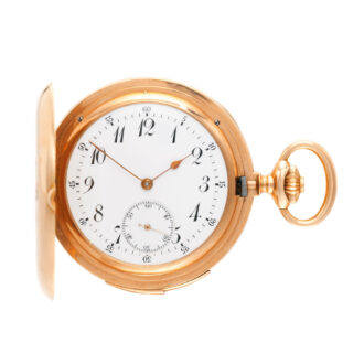 German rose gold minute repeating full hunter Circa 1905 German rose gold minute repeating full hunter Circa 1905