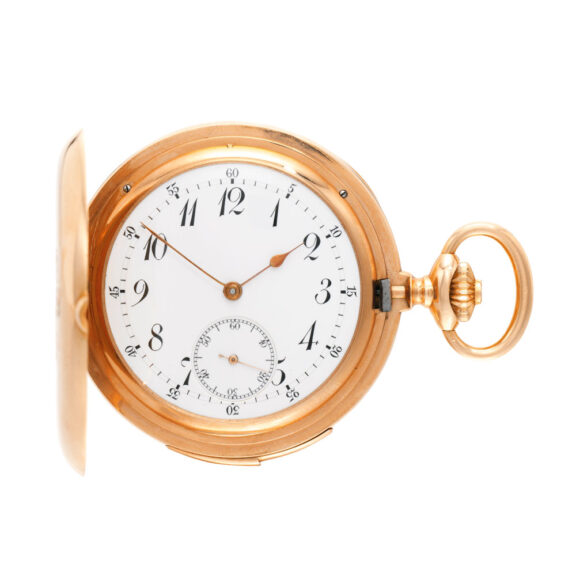 German rose gold minute repeating full hunter Circa 1905 German rose gold minute repeating full hunter Circa 1905