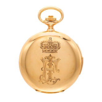 German rose gold minute repeating full hunter Circa 1905 German rose gold minute repeating full hunter Circa 1905