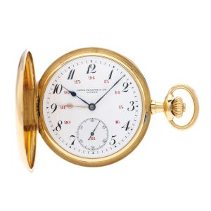 Rare Swiss gold lever with two time indication Circa 1901
