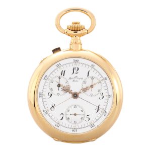Swiss double independent chronograph watch Circa 1910