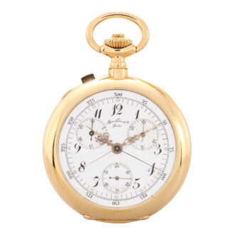 Swiss double independent chronograph watch Circa 1910