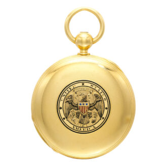 U.S.A. presentation watch for life saving at sea Circa 1863