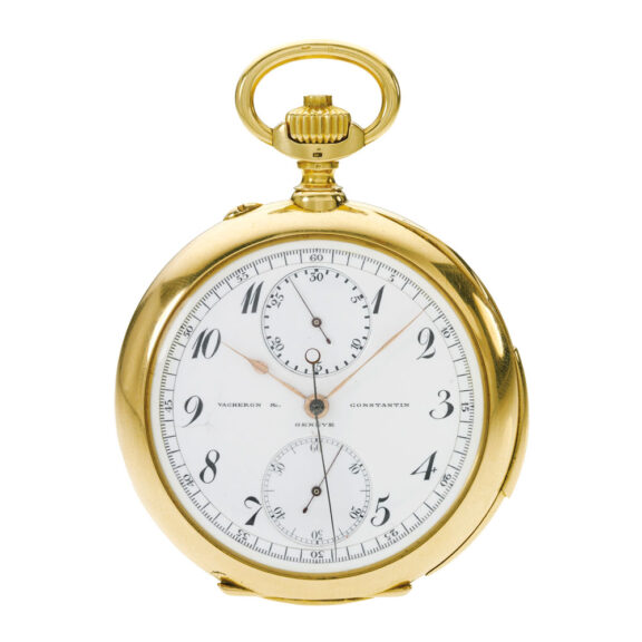 Swiss gold minute repeating chronograph watch Circa 1904