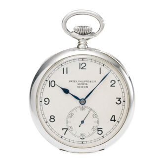 Swiss silver open faced lever deck watch Circa 1921