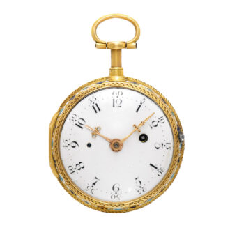 French gold quarter repeating a toc verge watch Circa 1780
