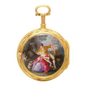 French gold quarter repeating a toc verge watch Circa 1780