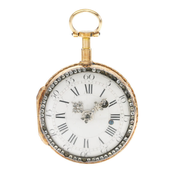 Swiss open faced skeletonized verge watch Circa 1800 Swiss open faced skeletonized verge watch Circa 1800
