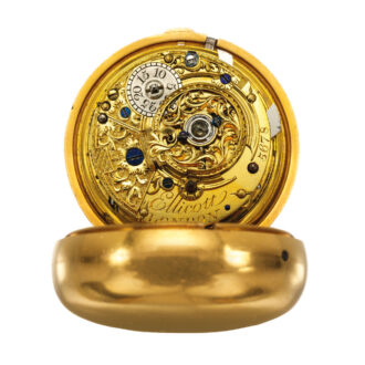 English gold quarter repeating pair cased verge Circa 1768