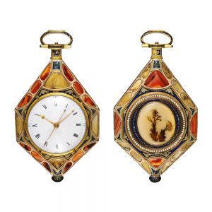 English center seconds duplex for Chinese market Circa 1800