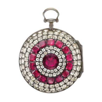 English silver verge made for the Chinese market Circa 1780