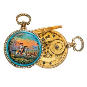 Swiss jump seconds watch for Chinese market Circa 1860