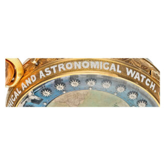 Unique geographical and astronomical lever Circa 1875