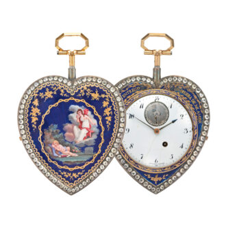 Swiss quarter repeater with exposed balance Circa 1790