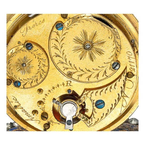 Swiss quarter repeater with exposed balance Circa 1790 Swiss quarter repeater with exposed balance Circa 1790