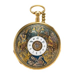 Skeletonized repeating jaquemart automaton Circa 1820