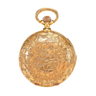 Gold minute repeating full hunter automaton Circa 1910