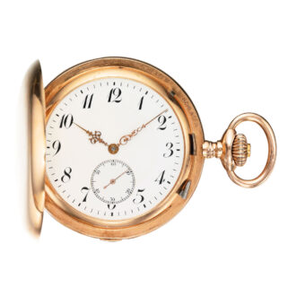Swiss repeating Grande Sonnerie clock watch Circa 1890