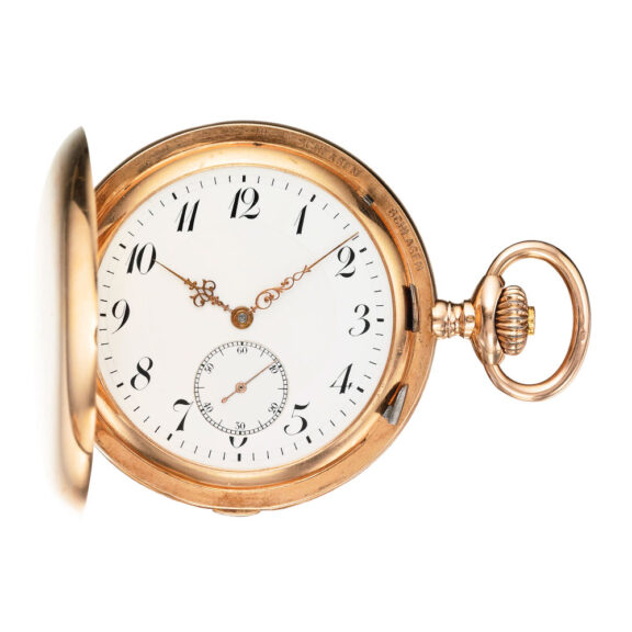 Swiss repeating Grande Sonnerie clock watch Circa 1890