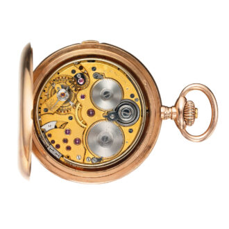 Swiss repeating Grande Sonnerie clock watch Circa 1890
