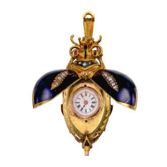 Swiss scarab form watch for the Chinese market Circa 1900