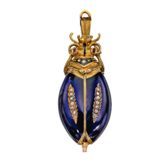 Swiss scarab form watch for the Chinese market Circa 1900