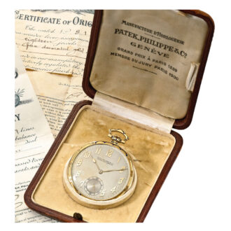 Swiss 18 carat gold open faced lever watch Circa 1927