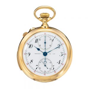 Split second repeating chronograph with register Circa 1900