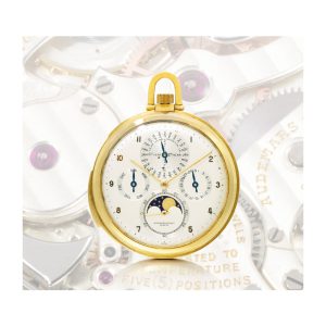 Swiss perpetual calendar with moon phases Circa 1924-1958