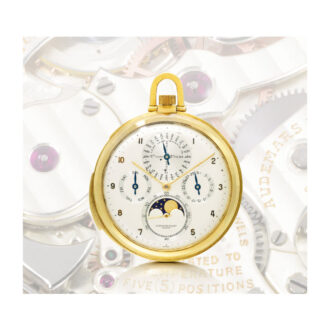 Swiss perpetual calendar with moon phases Circa 1924-1958