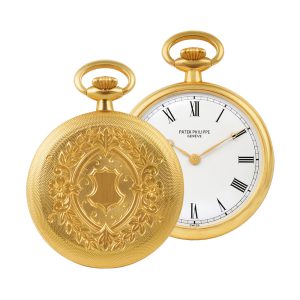 Swiss 18 carat gold open faced lever waatch Circa 1981